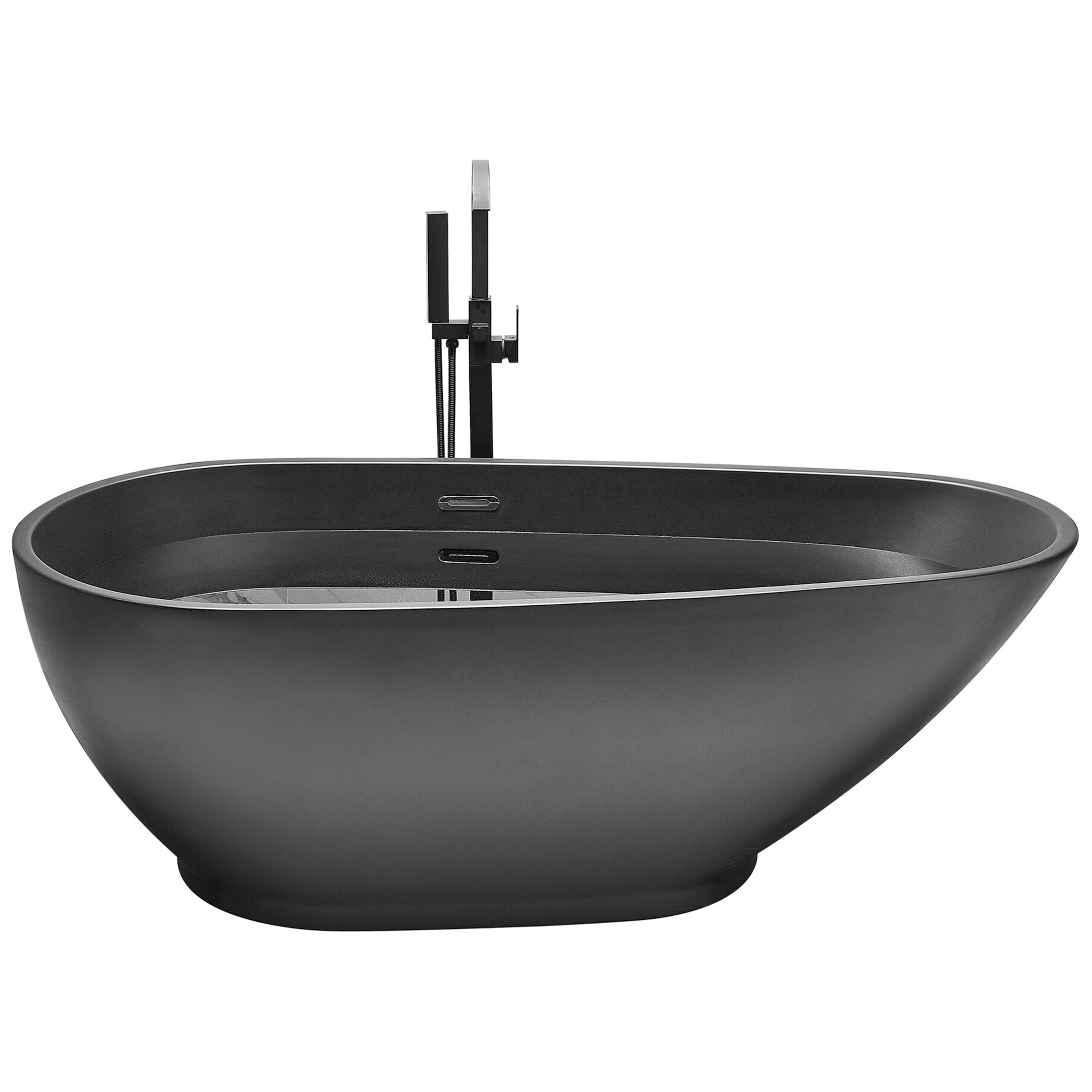 Fristående badkar GUIANA 1730 x 820 mm Svart
