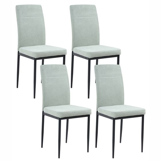 Set med 4 matstolar RINER Ljusgrön