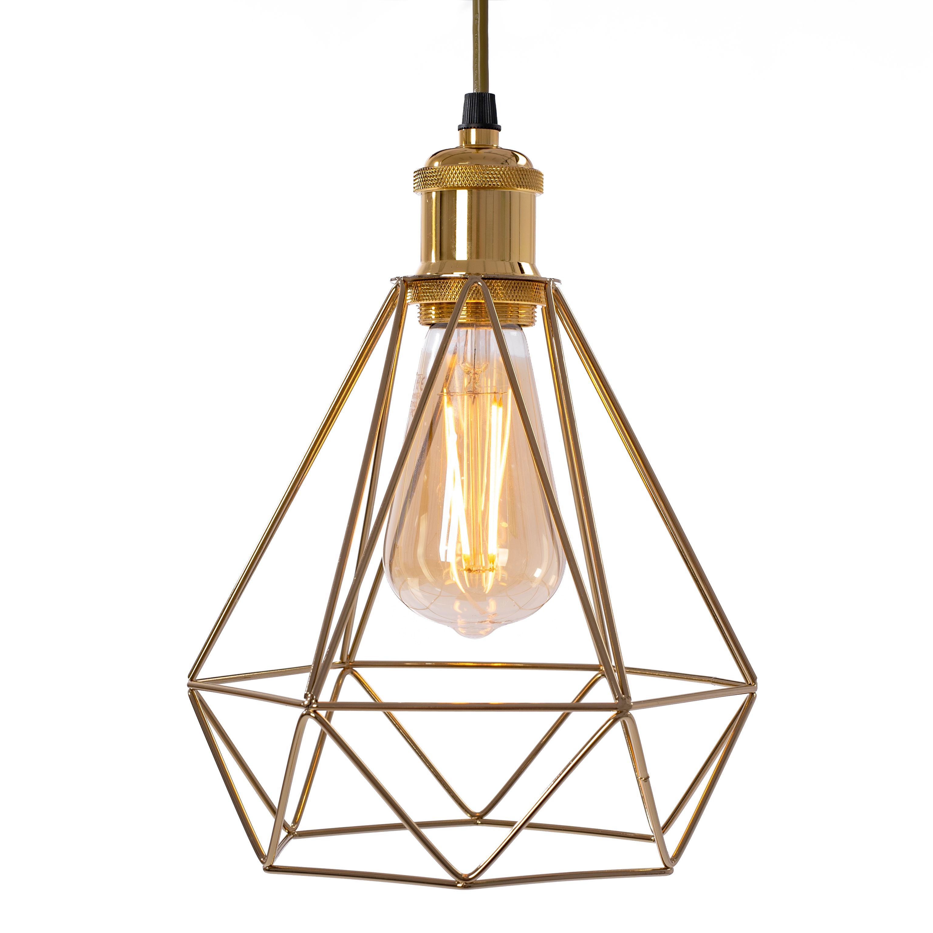 TOOLIGHT hängande taklampa 392197 Guld 25x20x25cm