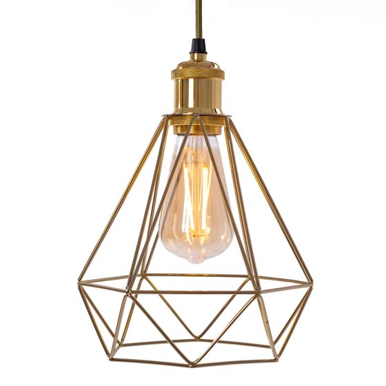 TOOLIGHT hängande taklampa 392197 Guld 25x20x25cm