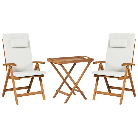 Caféset JAVA PREMIUIM Akaciaträ Off-White