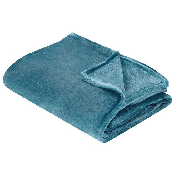 Pläd BAYBURT 200 x 220 cm Blå
