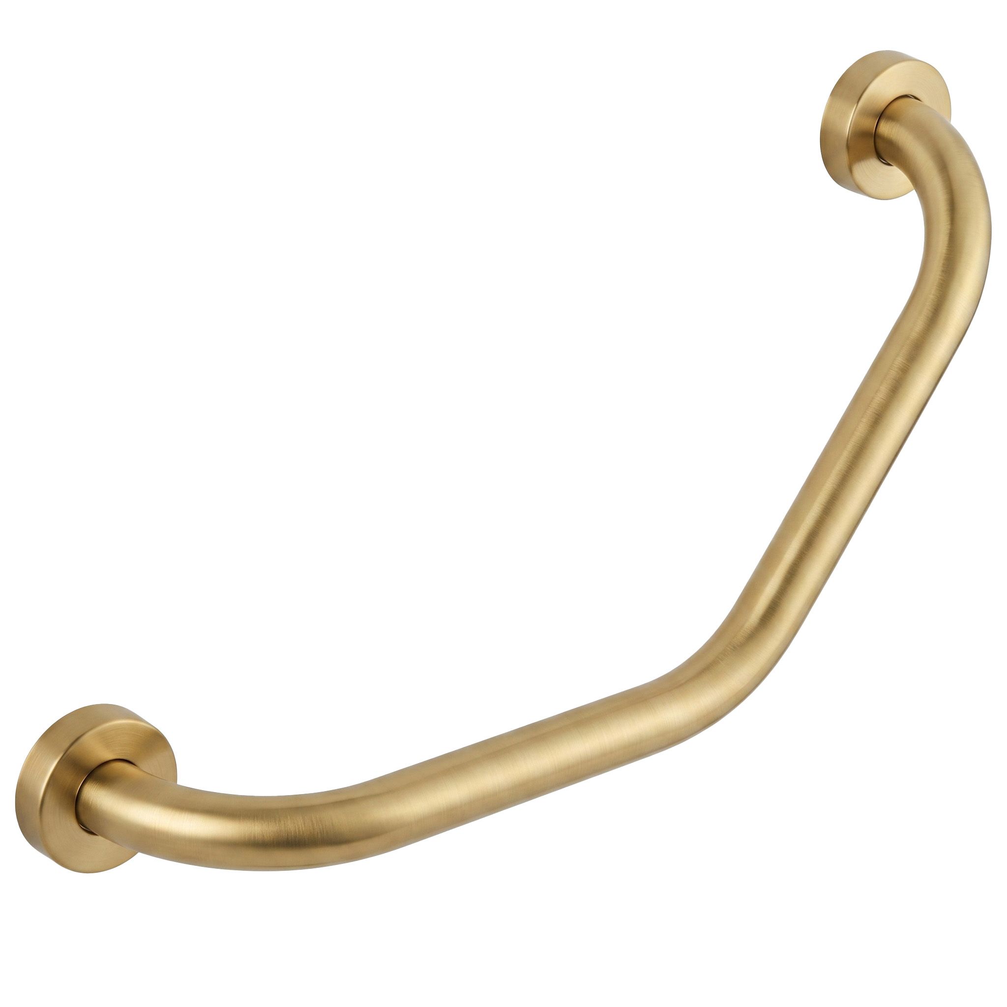 REA Vinkelhandtag För Badrum 101 Borstat Guld, 9x45x23cm