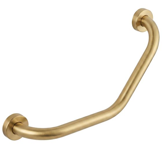 REA Vinkelhandtag För Badrum 101 Borstat Guld, 9x45x23cm