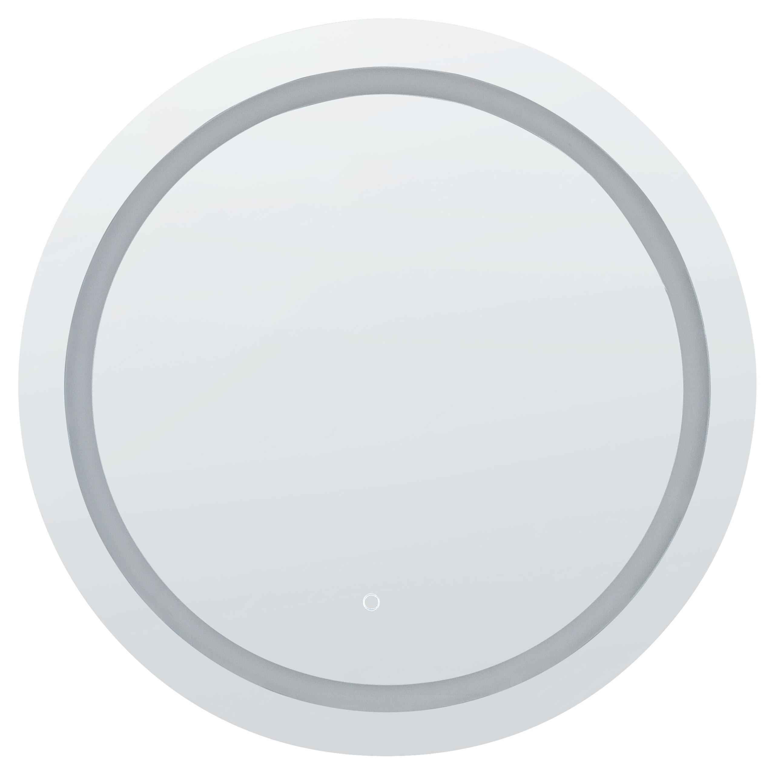 Badrumsspegel med LED COURSEULLES 79 cm 79 cm Silver