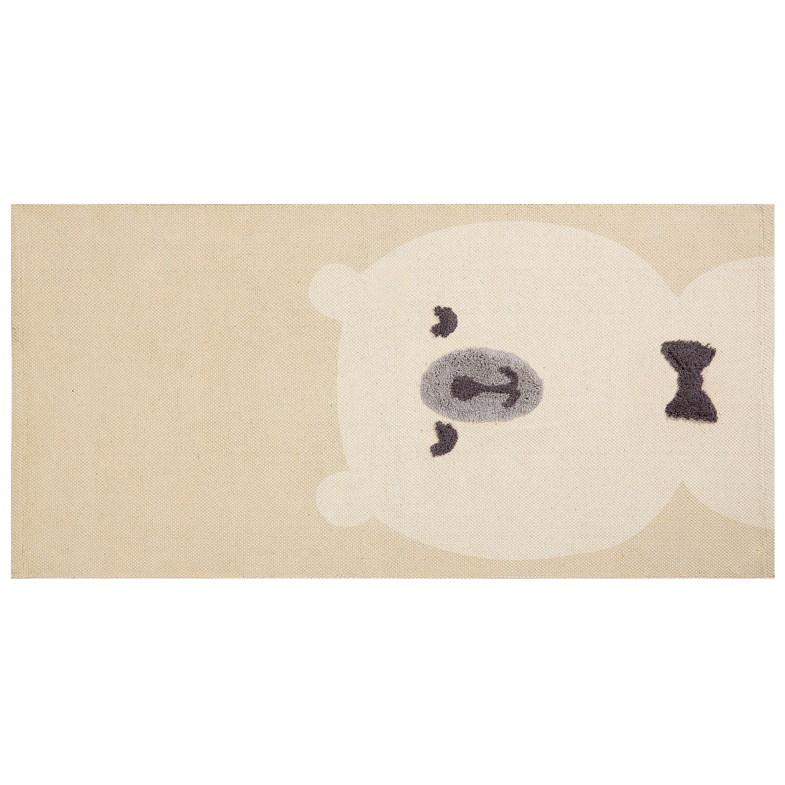 Barnmatta SIMAU Beige 80 x 150 cm Bomull