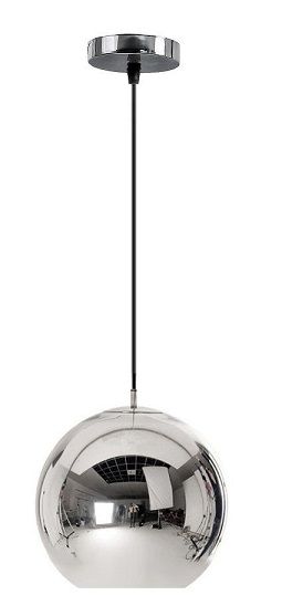 TOOLIGHT hängande taklampa LE 03-1 20CM Krom 20x20x90cm