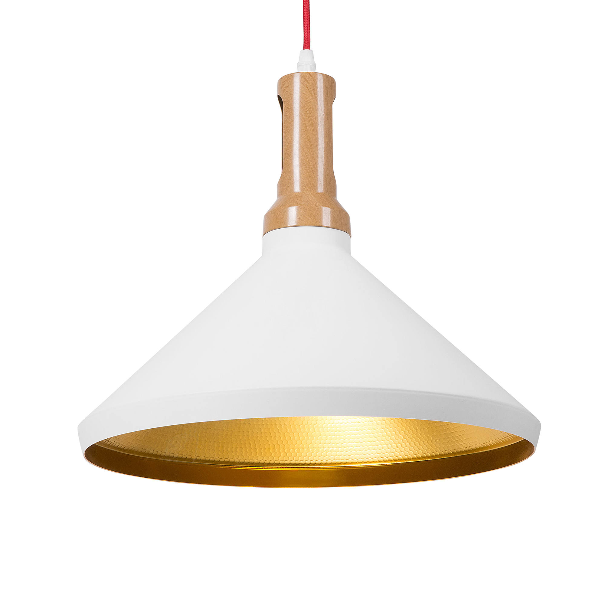 Pendellampa LIARD Metall Vit