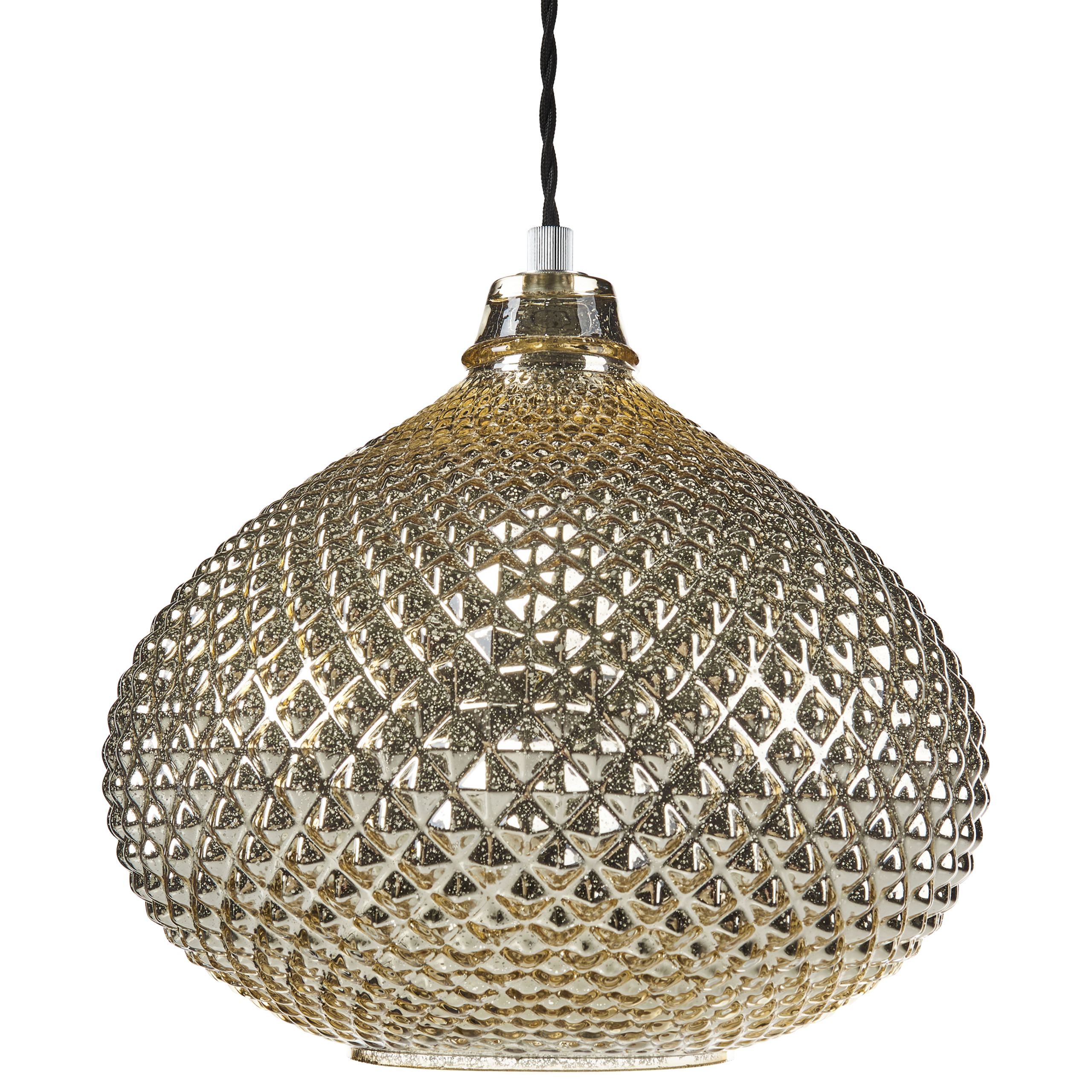 Pendellampa MADON Glas Guld
