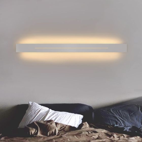 NETTLIFE LED-vägglampa, 60 cm, varmvit, smal