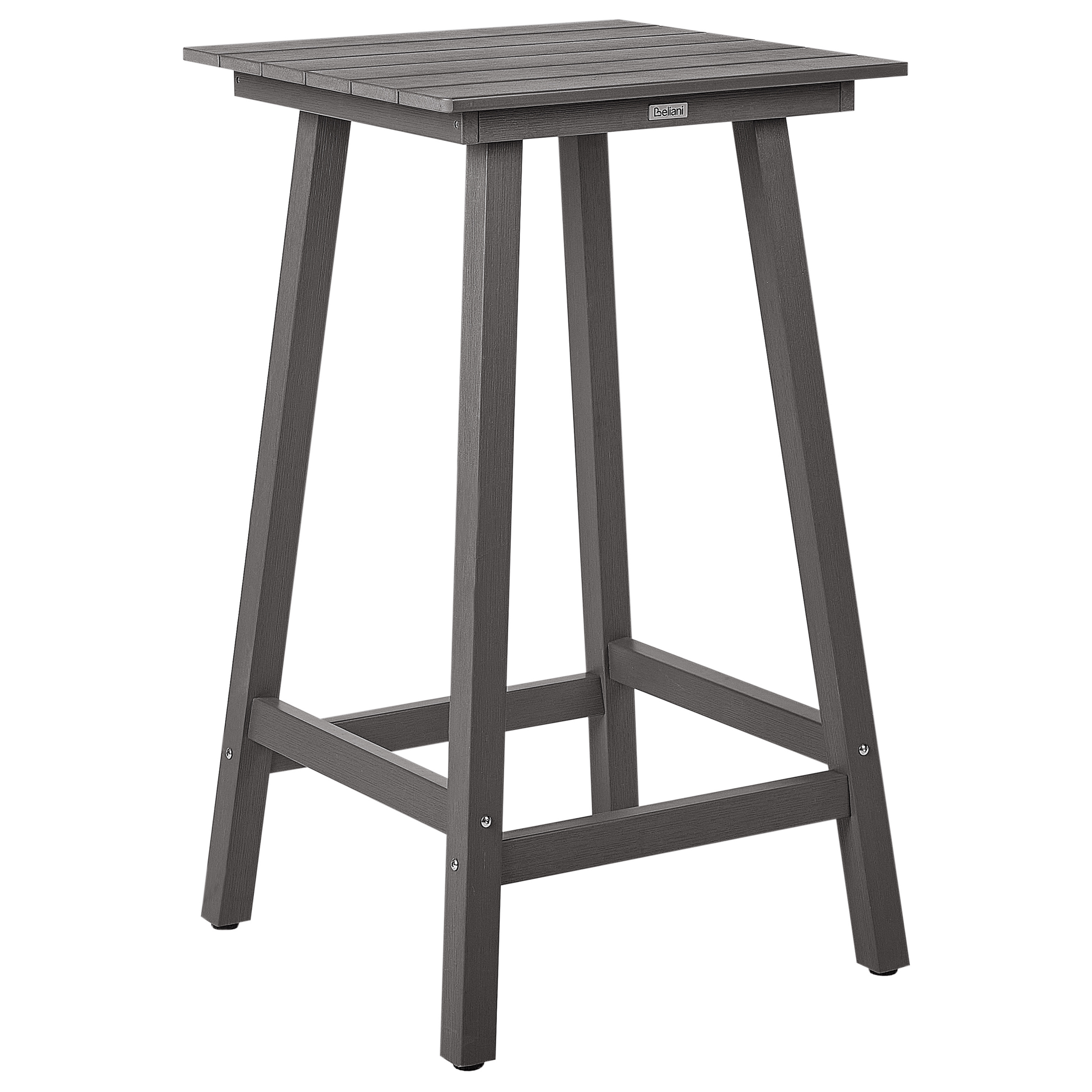 Trädgårdsbarbord ADIRONDACK 60 cm 59 cm Syntetiskt material Mörkgrå