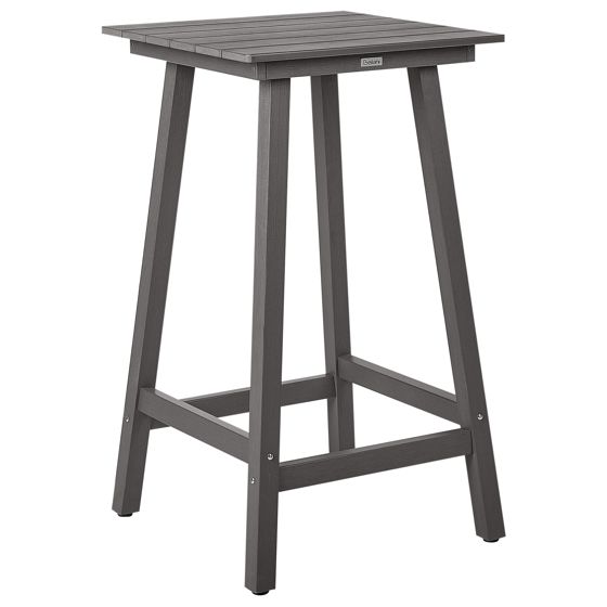 Trädgårdsbarbord ADIRONDACK 60 cm 59 cm Syntetiskt material Mörkgrå