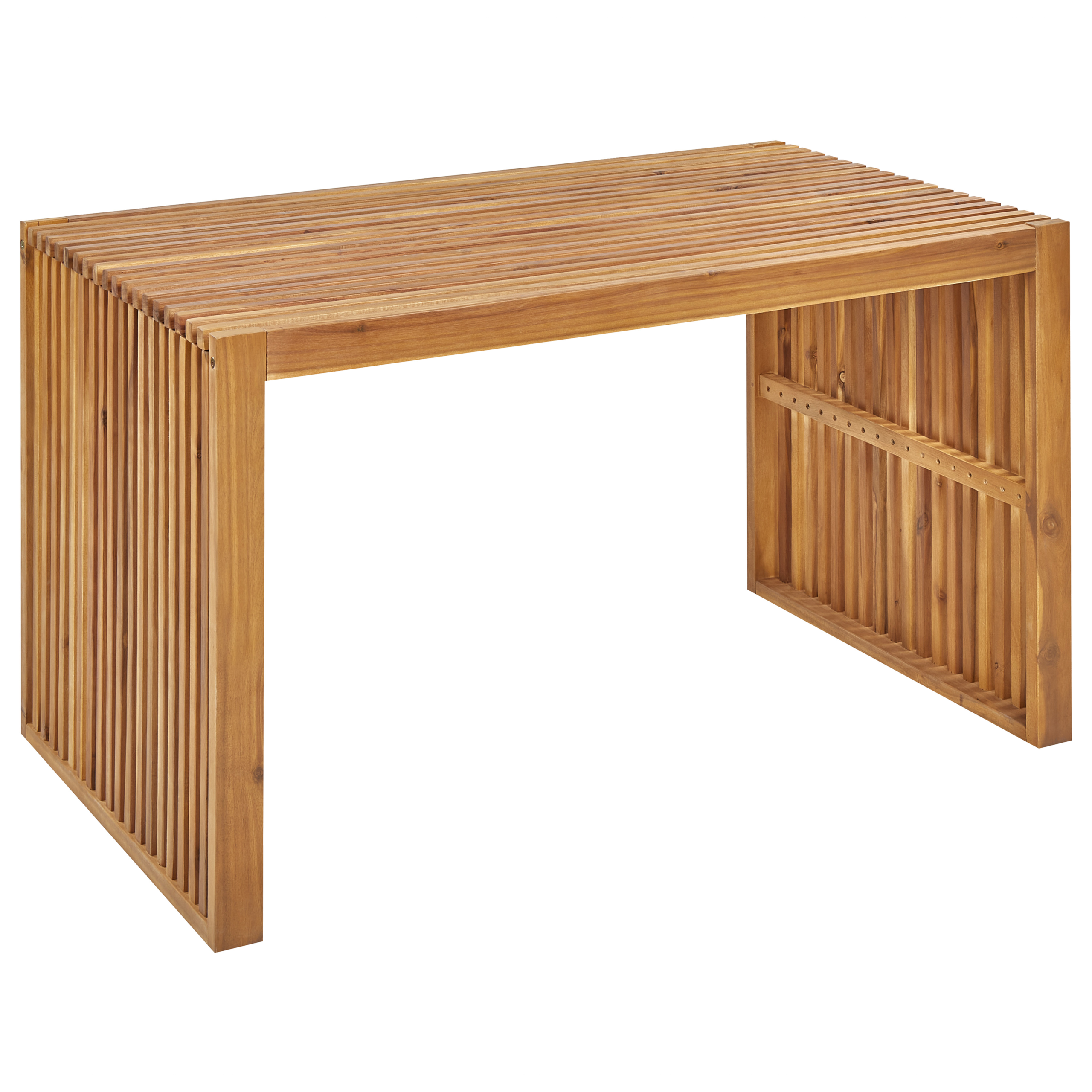 Trädgårdsmatbord BELLANO 70 cm 120 cm Akaciaträ Brun