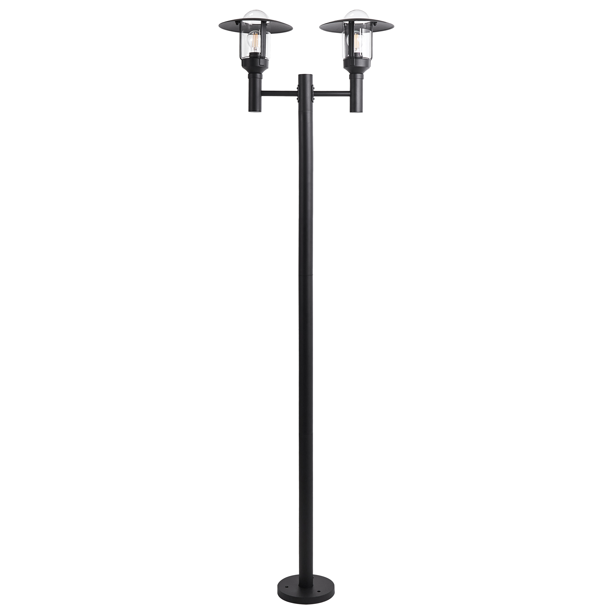Lampstolpe för utomhusbruk TIZU Svart