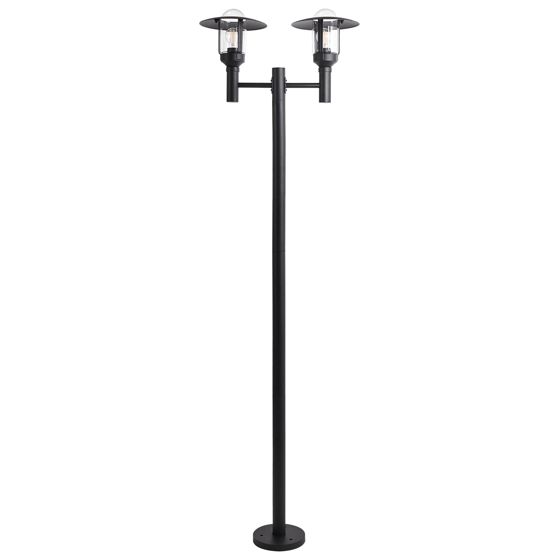 Lampstolpe för utomhusbruk TIZU Svart