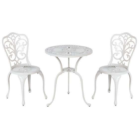 Caféset TRIORA/DASCIO Metall Off-White