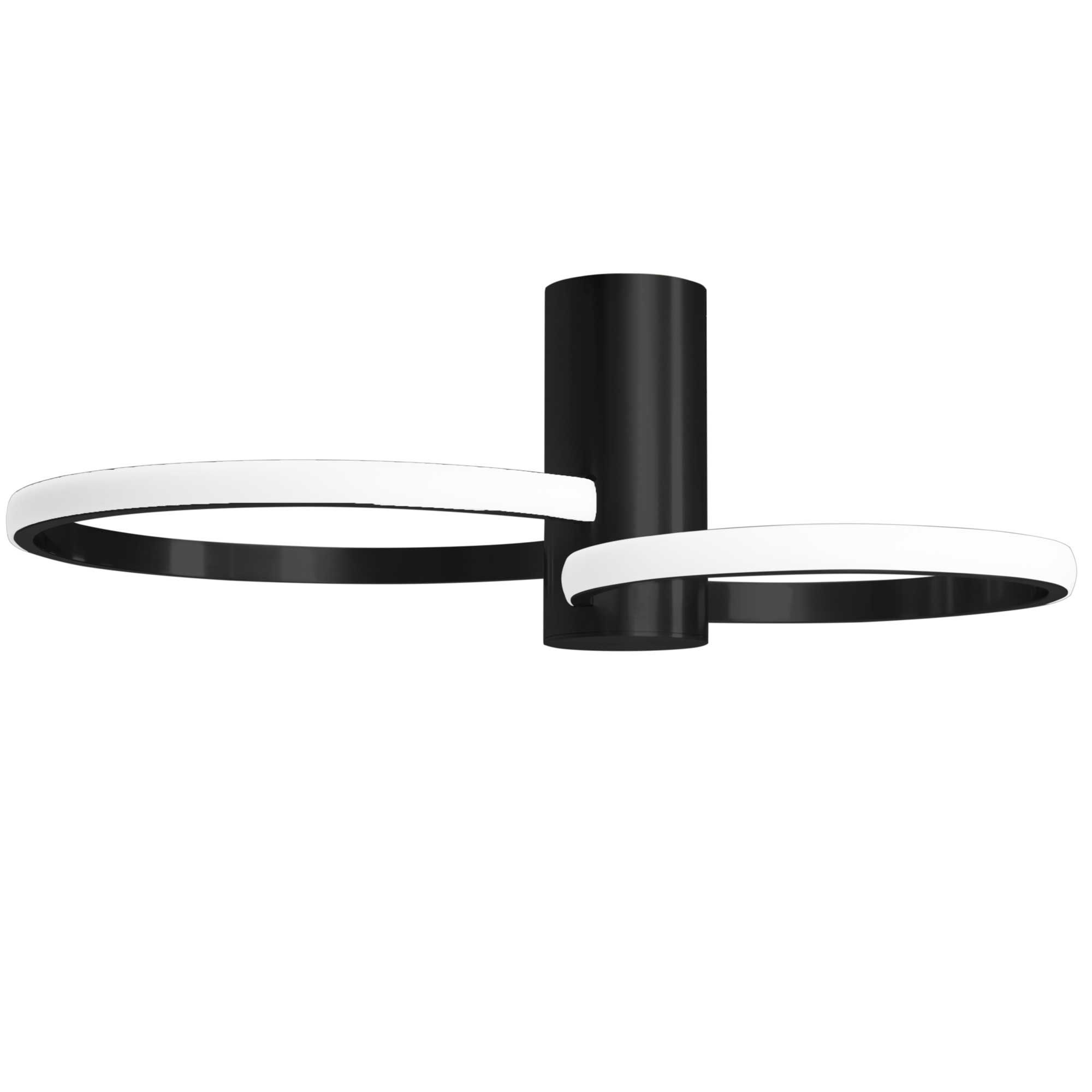 Toolight Taklampa APP1401-CW Svart 50x30,5x15cm