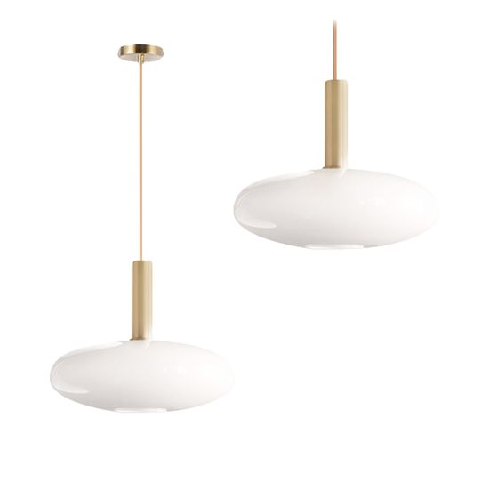 TOOLIGHT hängande taklampa APP668-1CP Guld/Vit 24x30x80cm