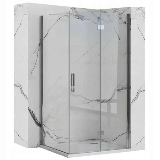 REA Duschkabin MOLIER 90x90 Krom, 90x90x190cm