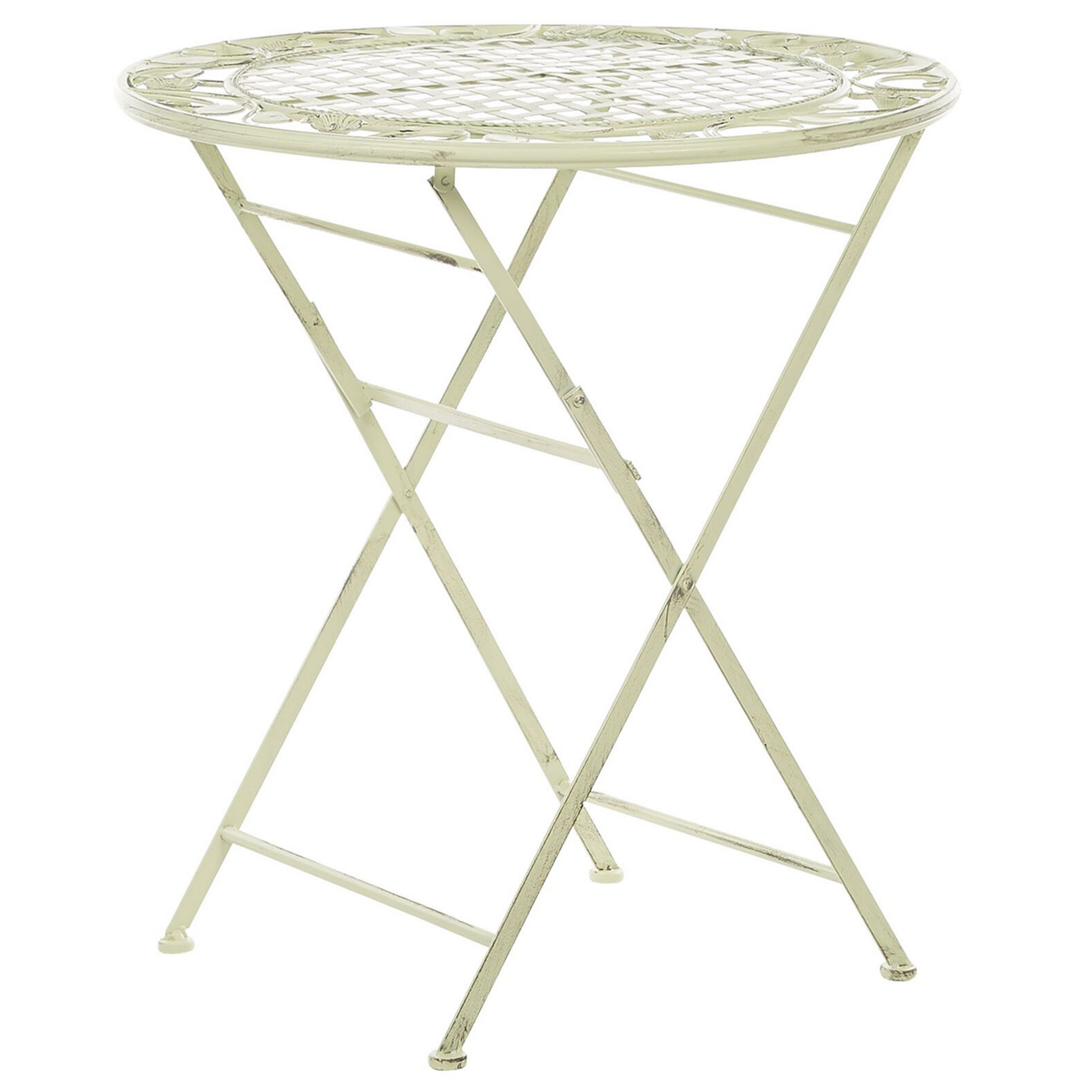 Bistrobord BIVIO 70 cm 70 cm Metall Ljusgrön