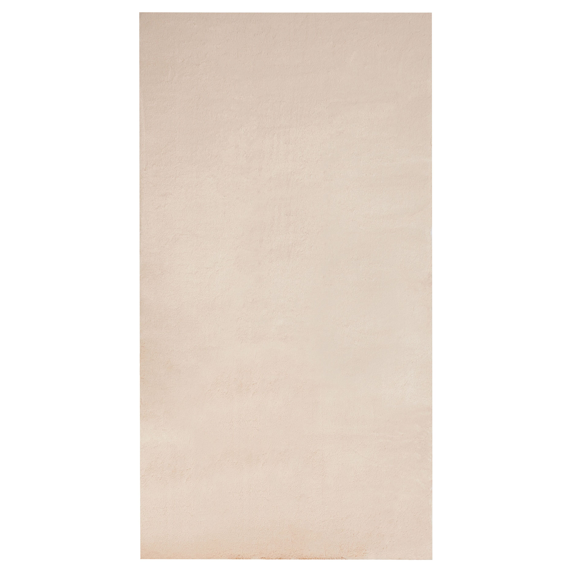 Fuskpälsmatta MIRPUR Beige 80 x 150 cm