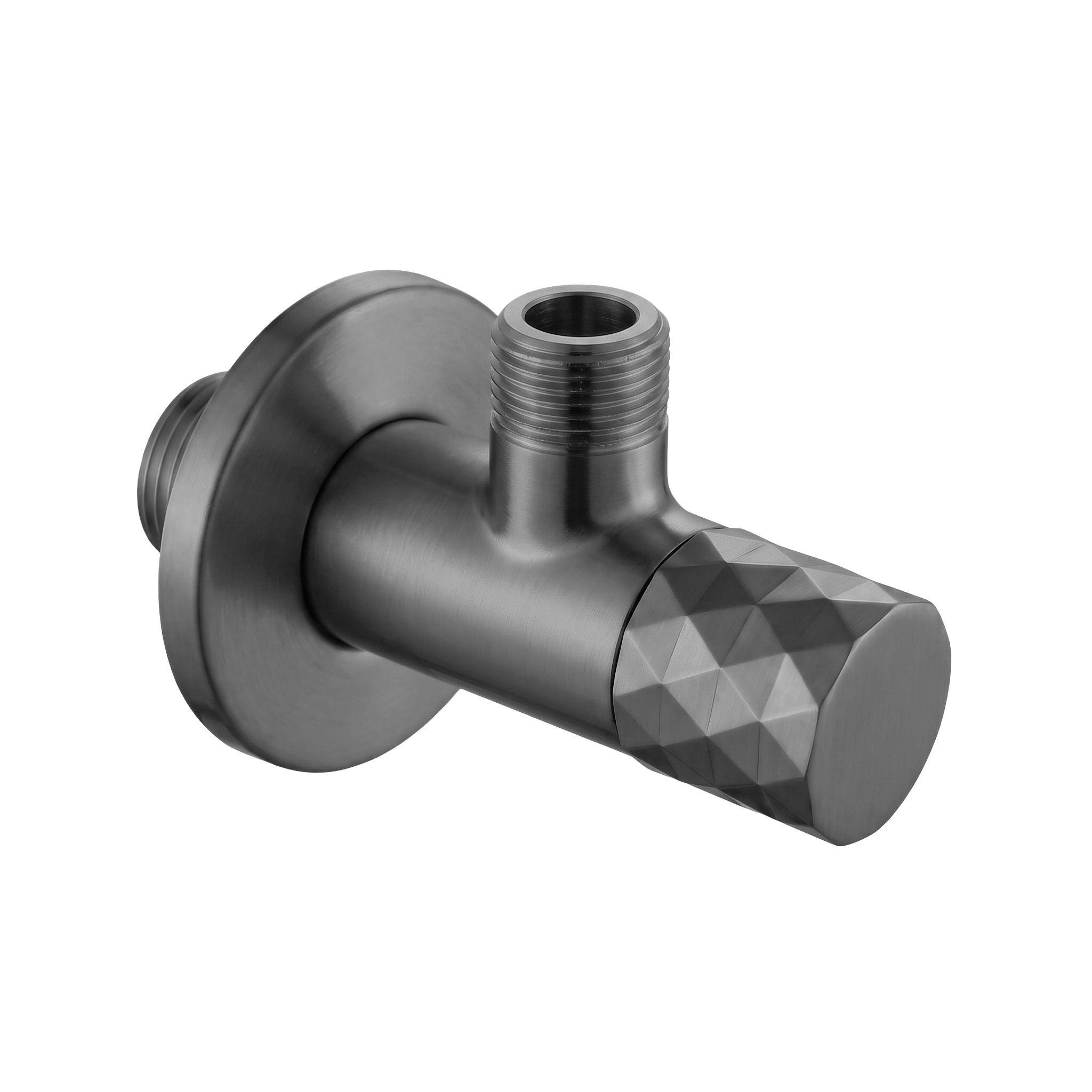 REA vinkelventil Diamond 03 1/2" x 3/8" , Titan, 6,8x5x4cm