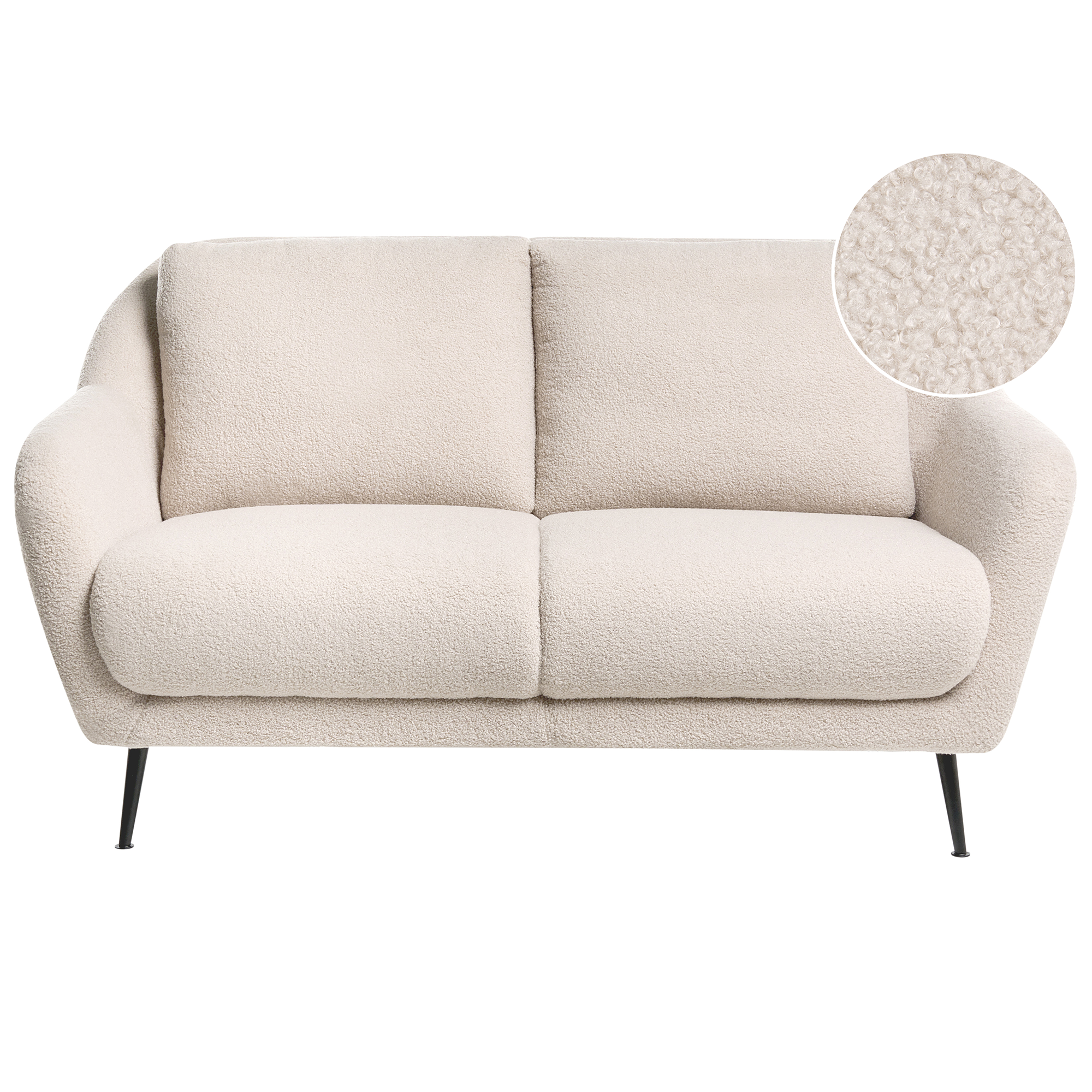 Soffa 2-sits EIBY Bouclé Beige