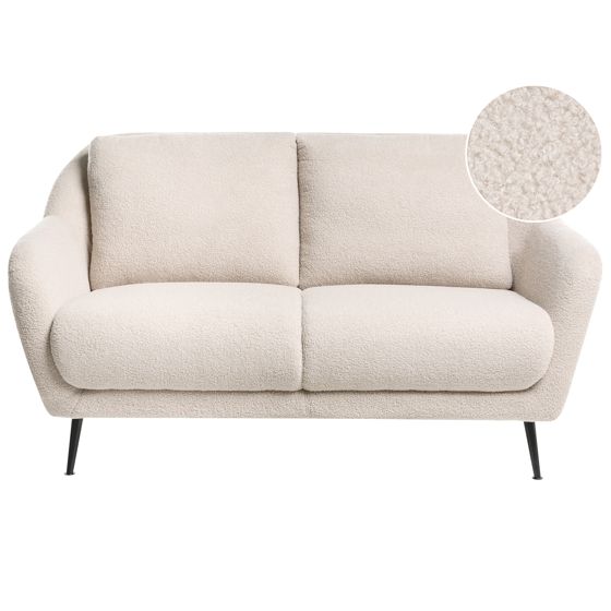 Soffa 2-sits EIBY Bouclé Beige