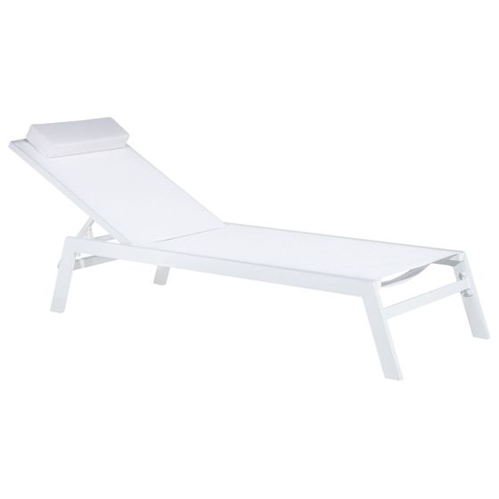 Solstol CATANIA Metall Vit