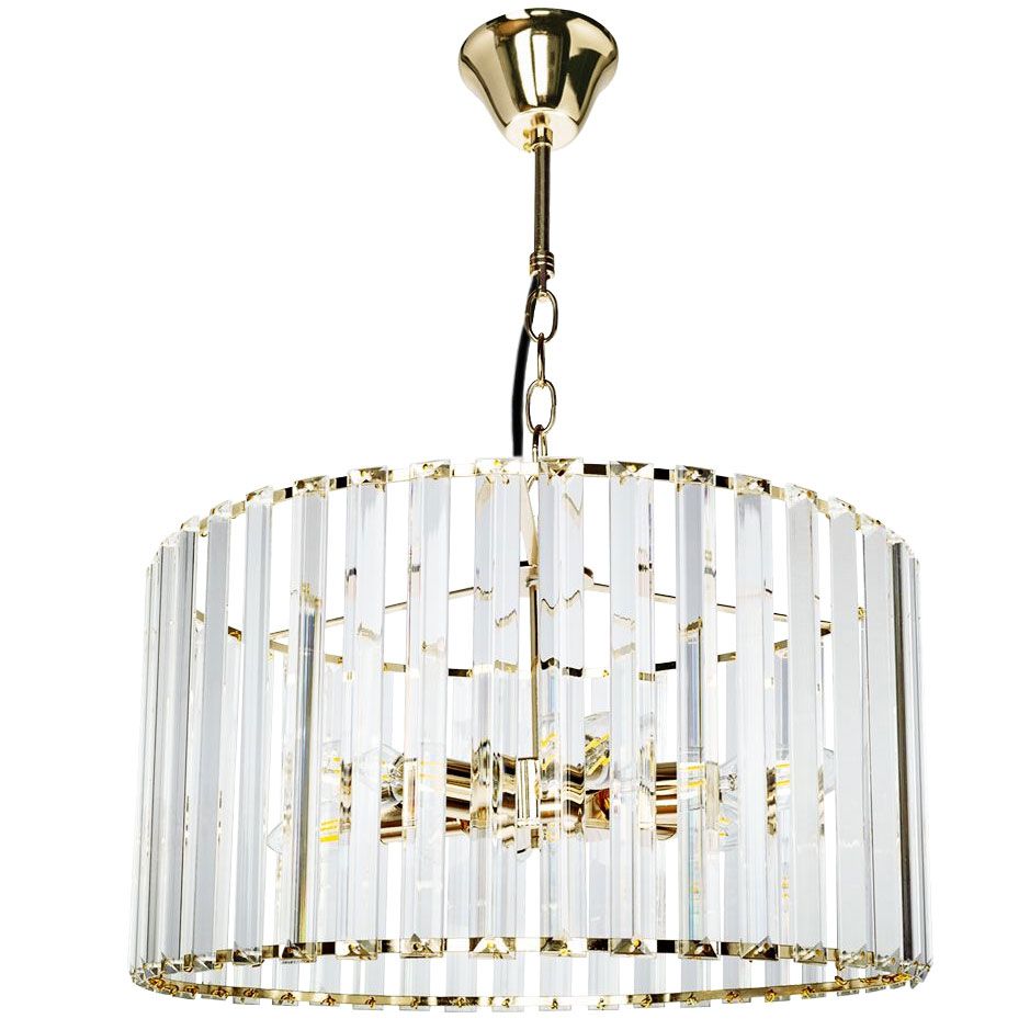 TOOLIGHT hängande taklampa APP1157-5CP Guld 41,5x41,5x21,5cm