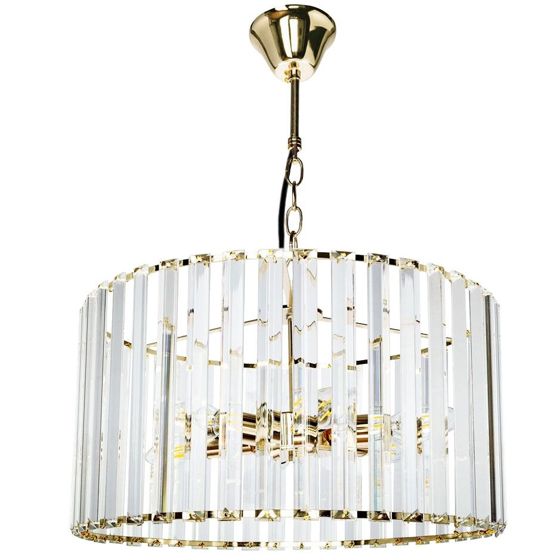 TOOLIGHT hängande taklampa APP1157-5CP Guld 41,5x41,5x21,5cm