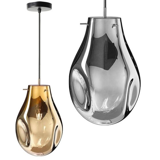 TOOLIGHT hängande taklampa APP328-1CP AMBER Grå 20,5x20,5x29cm