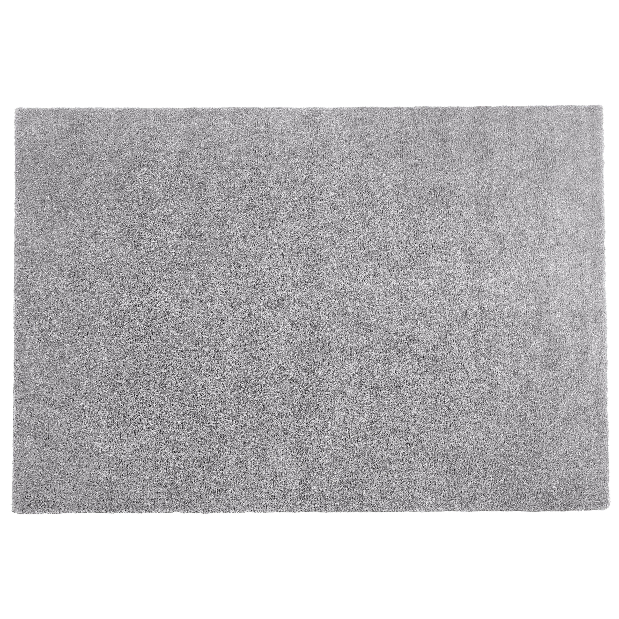 Matta med lång lugg DEMRE Ljusgrå 140 x 200 cm