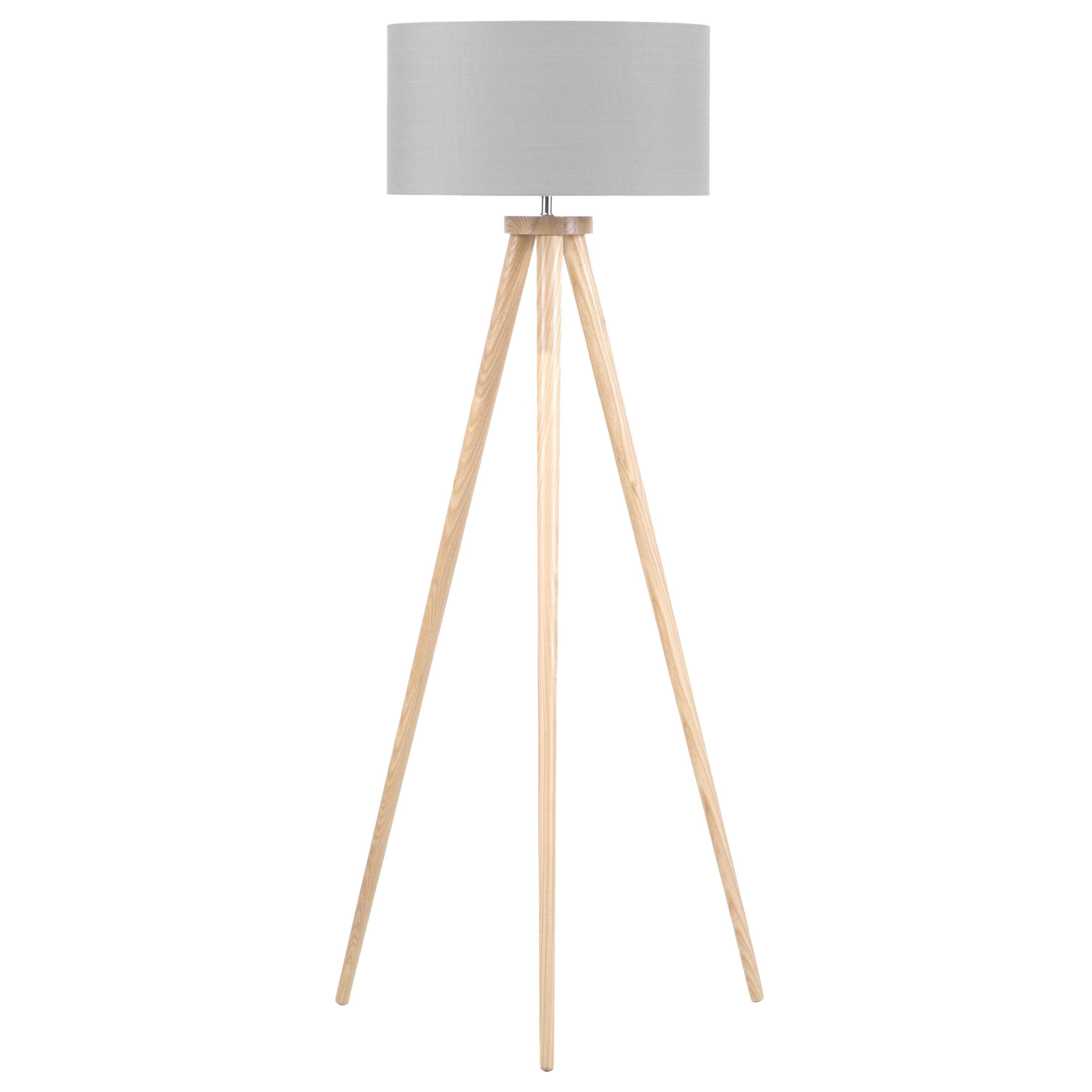 Golvlampa NITRA Ek Grå