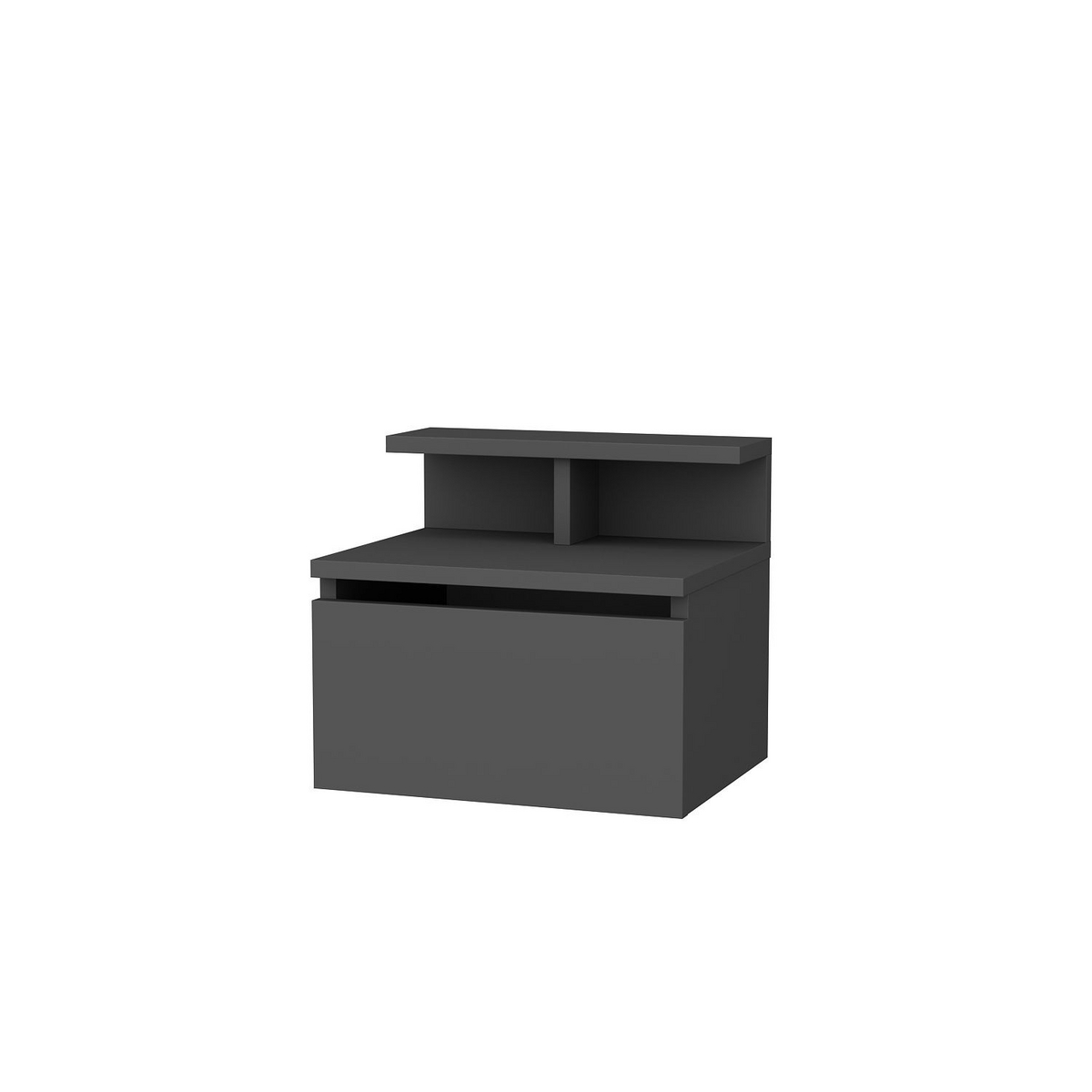 Norda Design Modernt nattduksbord, 39,8 x 31,9 x 35 cm | 100 % melaminbelagt, 18 mm tjocklek | Stiligt och funktionellt
