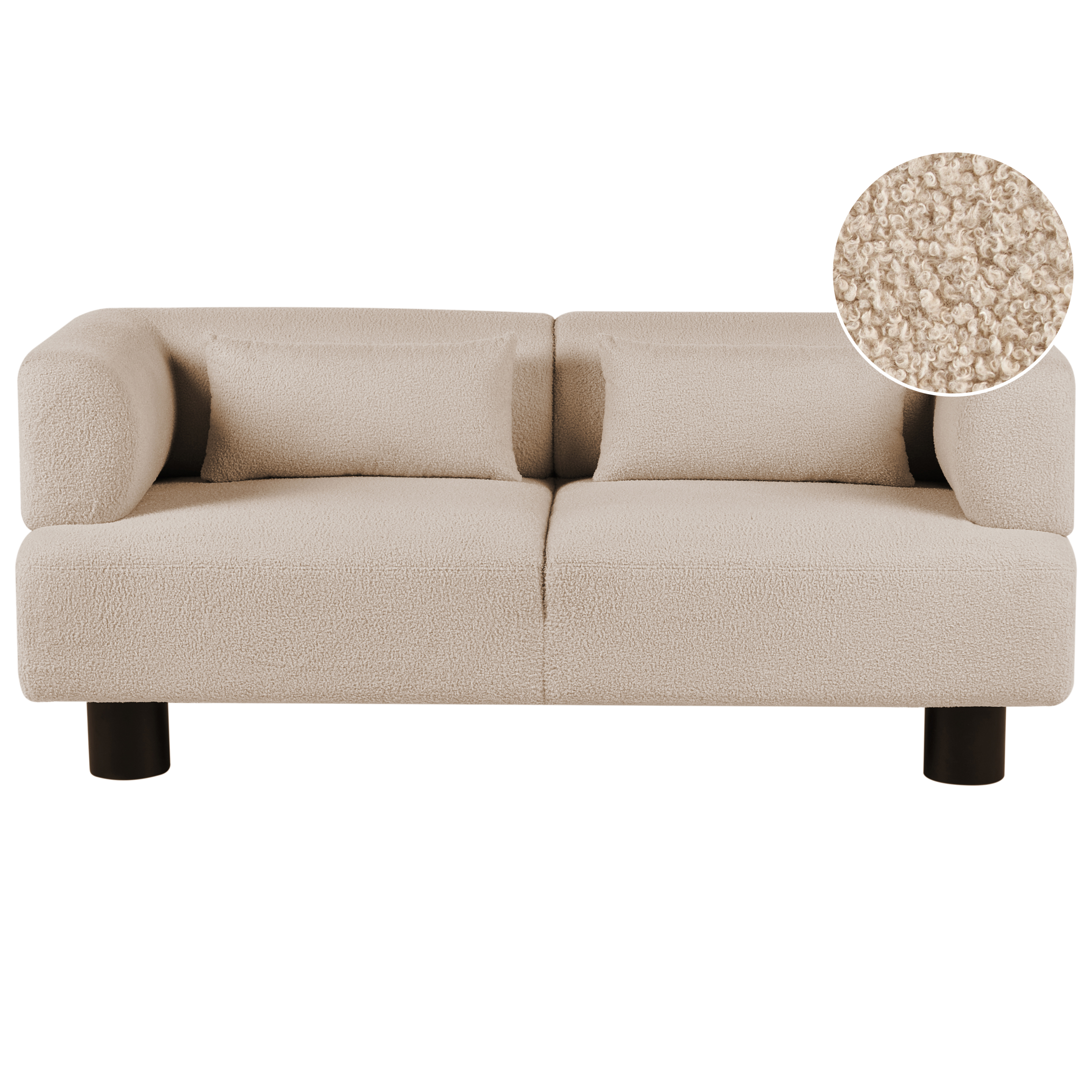 Soffa 2-sits MOVIK Bouclé Beige