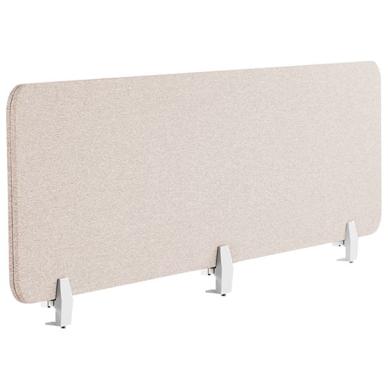 Skiljevägg för skrivbord WALLY 180 x 40 cm Beige