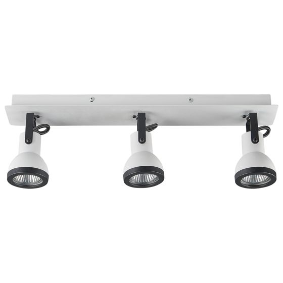 Spotlight med 3 lampor BARO Justerbar Metall Vit