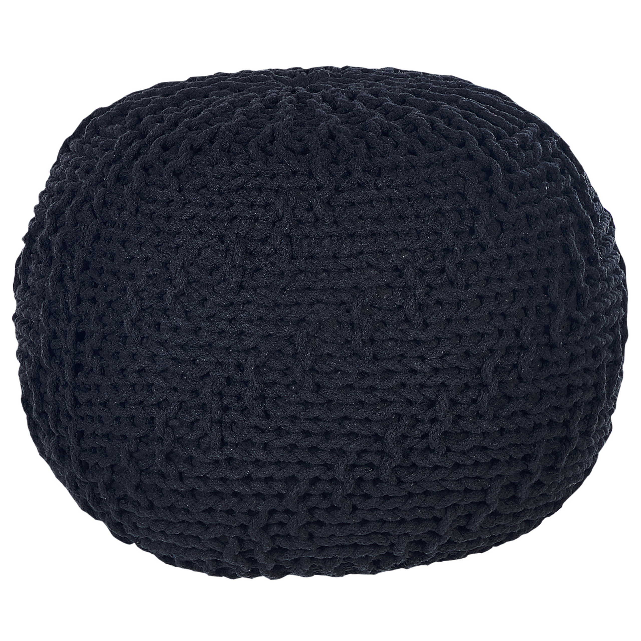 Sittpuff PRIENE Bomull Svart
