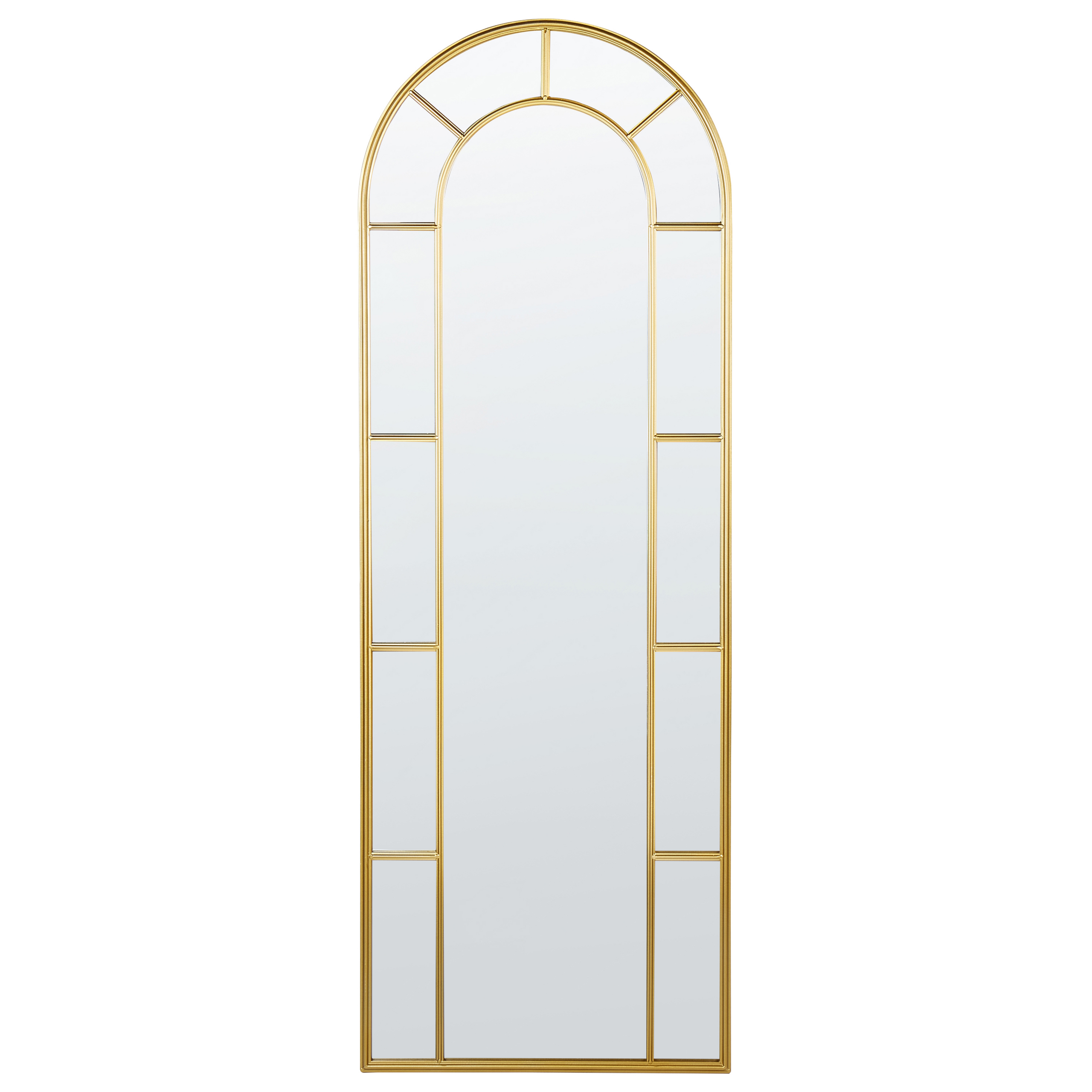 Väggspegel CROSSES 60 cm 170 cm Metall Guld