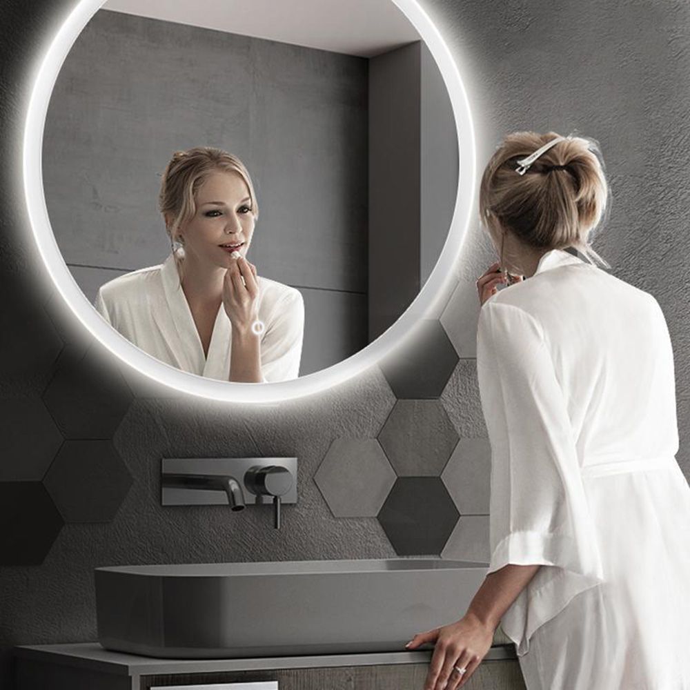 REA spegel LED FFJ 60cm Vit 2x60x60cm