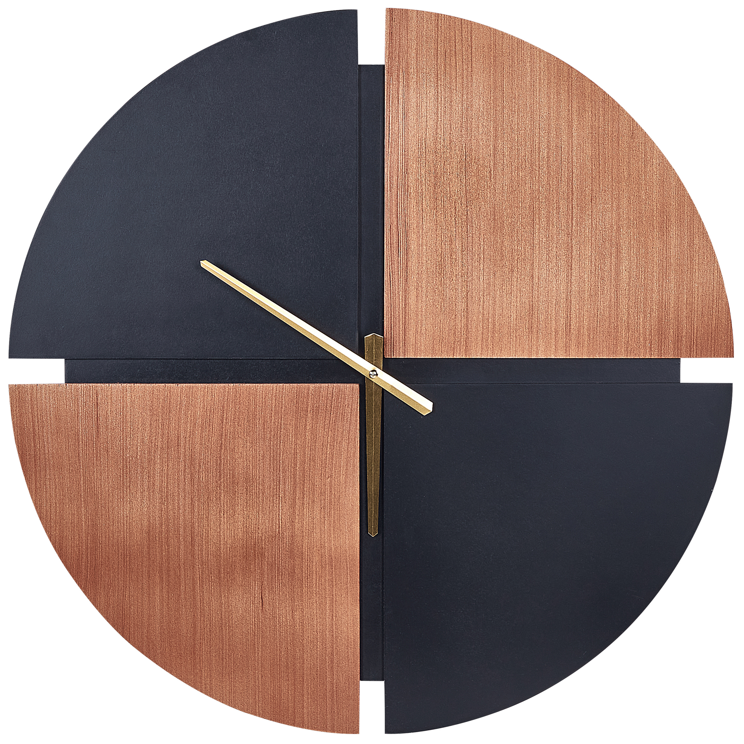 Väggklocka ARAMON 60 cm Brun/ Svart
