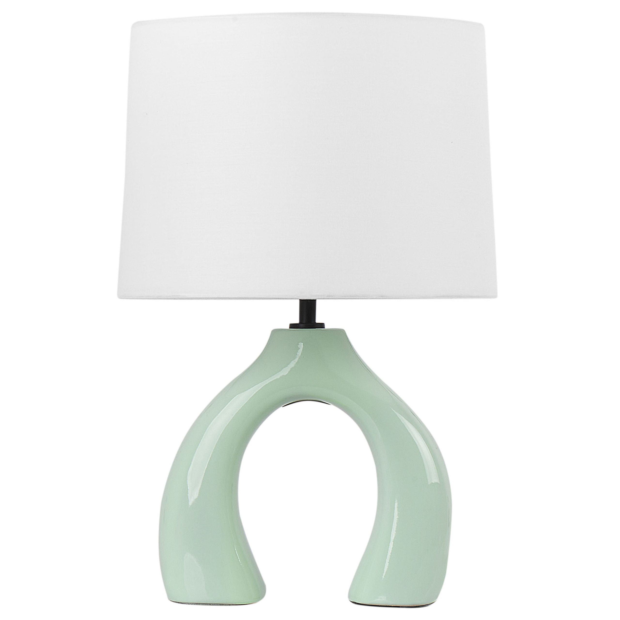 Bordslampa ABBIE Keramik Ljusgrön