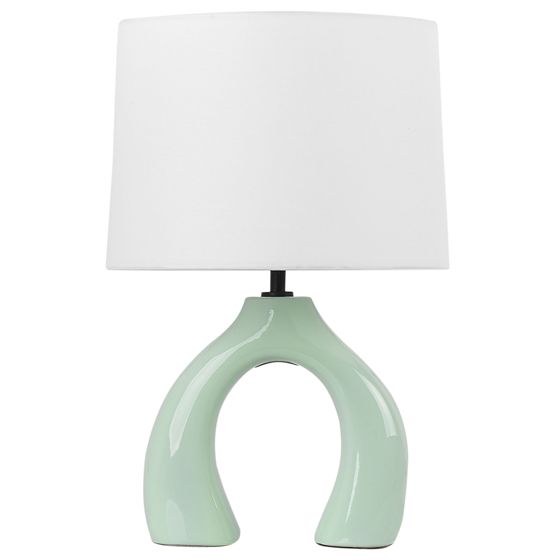 Bordslampa ABBIE Keramik Ljusgrön