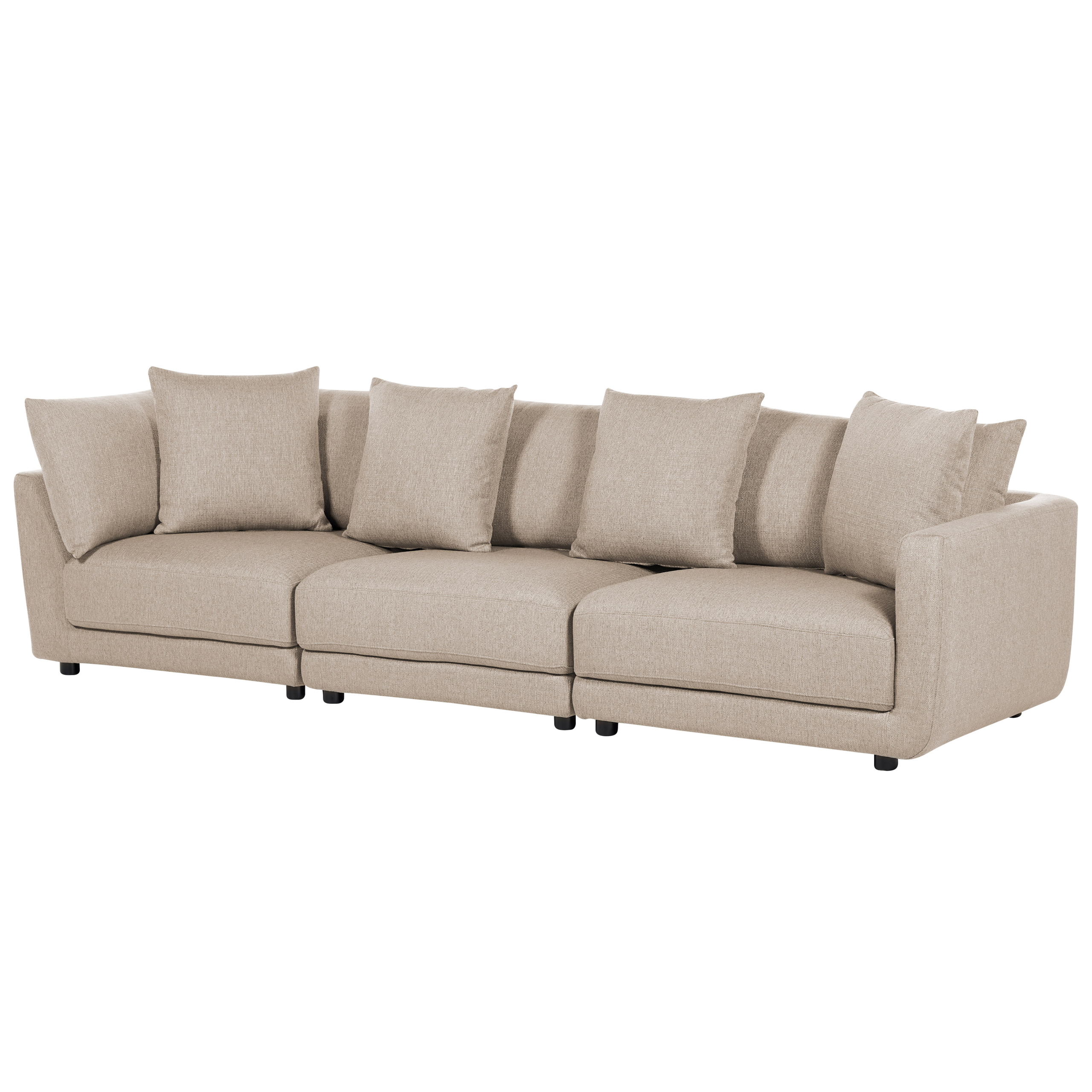 Soffa 3-sits SIGTUNA med fotpall Beige