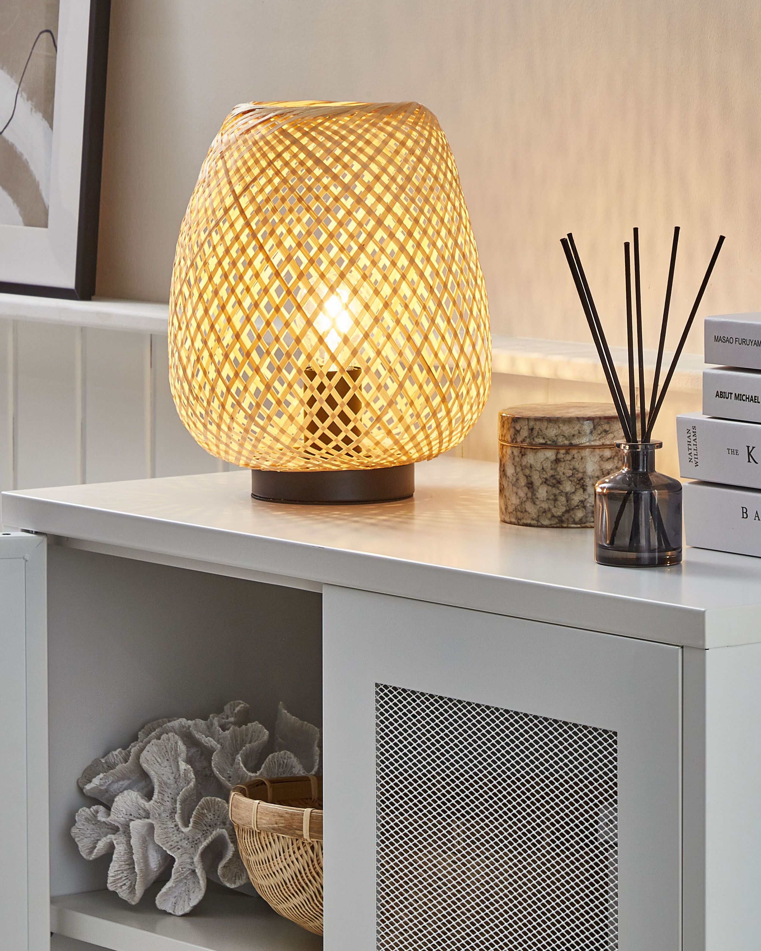 Bordslampa BOMU Bambu Ljusbrun