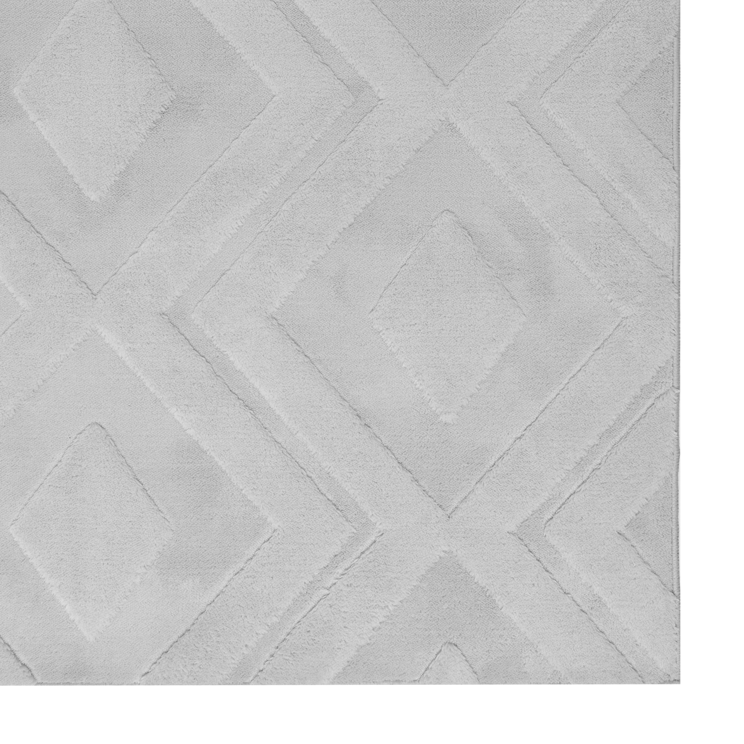 Matta KEVIREL Grå 160 x 230 cm