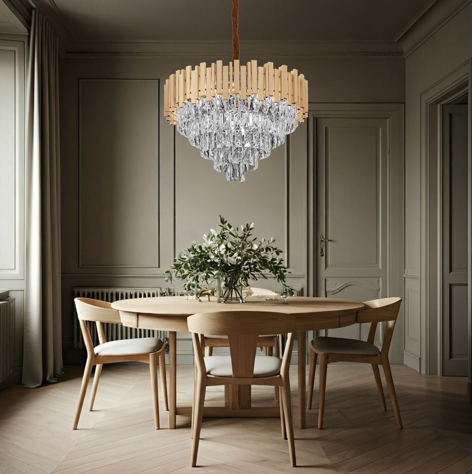 TOOLIGHT hängande taklampa G053-CP 80cm Guld 101,5x77,5x44cm