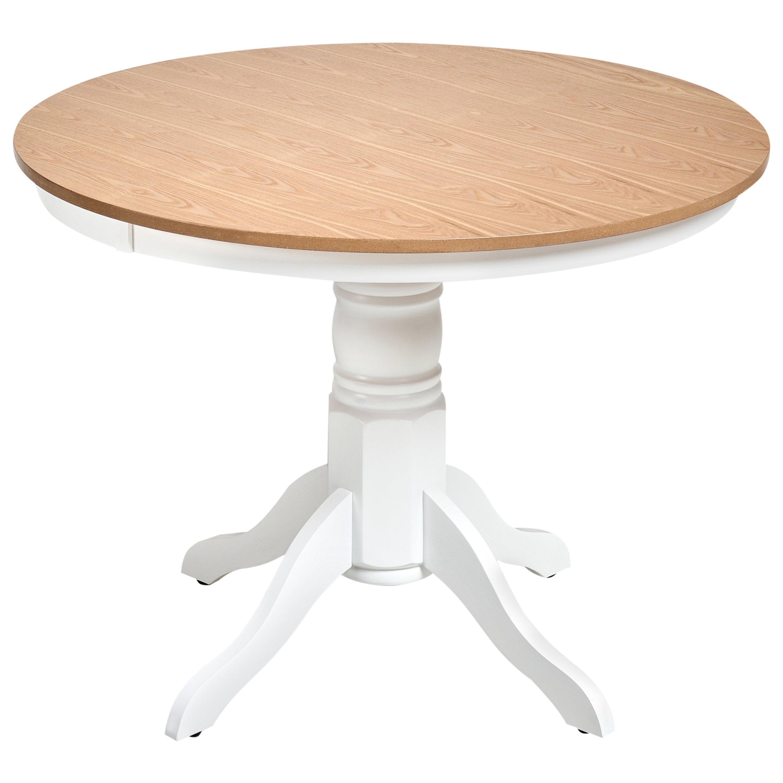 Matbord AKRON Ljus askfanér 100 cm 100 cm Trä