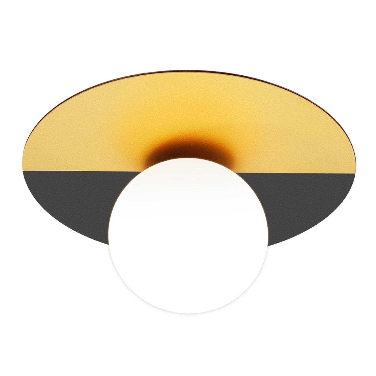 NETTLIFE vintage - vägglampa i glas och metall, modern design, E14